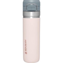 Happy Trend Go Quick Flip Paslanmaz Çelik Termos, Pembe Kuvars (Rose Quartz), 0.7 Litre