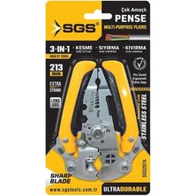 Happy Trend Çok Amaçlı Elektrikçi Pense, 3'ü 1 Arada, Model SGS2074