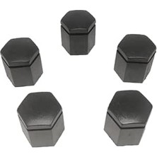 Happy Trend Astra J ile Uyumlu Bijon Kapağı Siyah 5 Adet 19X24 mm