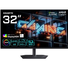 Happy Trend MO32U24 31,5" Qd-Oled Penta Tandem 4. Nesil Gaming Monitör, 4K UHD (3840X2160), 240Hz, 0.03MS Gtg, Hdr 1000NITS, HDMI 2.1, Dp 1.4, Usb-C, 99% Dcı-P3