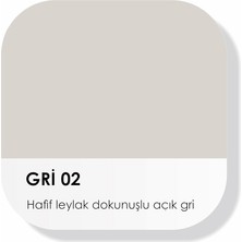 Happy Trend Su Bazlı Silinebilir Iç Cephe Duvar Boyası, 200ML, Özel Mat, Silikon Katkılı - 2023 Summer Palette - (Gri 02)