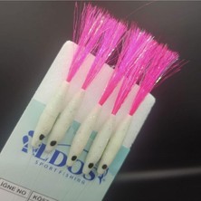 Happy Trend Çapari (3 Ad) Çinekop, Palamut Çaparisi, Şeffaf Pembe Tüylü