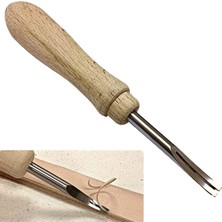 Happy Trend Kenar Düzeltme Linörü, Hakiki Deri Katlık Cüzdan Vs. Yapımı Için Kenar Yuvarlama Deri Hobi El Aleti (0.8 Mm)