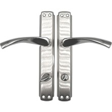 Happy Trend Banyo Kapı Kolu - Kendinden Kilitli Saten Kapı Kolu Seti - Sola Açılır Kapılar Için Uygun - Paslanmaz Dayanıklı Metal Tasarım 1 Takım