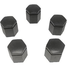 Astra K ile Uyumlu Bijon Kapağı Siyah 5 Adet 19X27 mm