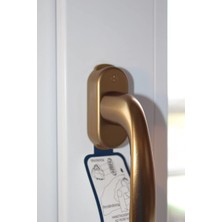Happy Trend Çocuk Emniyet Kilitli Pimapen Pencere Kolu Kisi2 Bronz