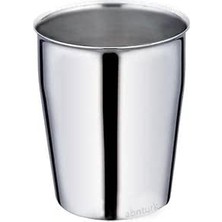 Happy Trend Adet Çelik Bardak 330ML Yaşam Boyu Garantili Paslanmayan Kırılmayan Bardak Krom Nikel Kaplama Kupa