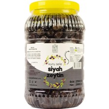Happy Trend Dönüş Çok Az Tuzlu Kuru Sele Siyah Zeytin (Kurutma Siyah Light Zeytin) - 2 Kg.