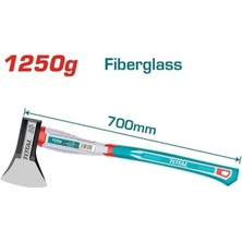 Happy Trend - Fiber Saplı Balta - Karbon Çelik Ağız - Rahat Tutuş ve Hassas Kesim - Ev Işleri, Kamp ve Bahçe Işleri Için - Ağırlık: 1250 Gram