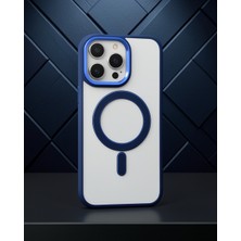 Lexroo Iphone 15 Pro Max Kılıf Room Magneticsafe Silikon – Lacivert