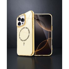 Lexroo Iphone 15 Pro Max Live Diamond Magsafe Kapak – Sarı