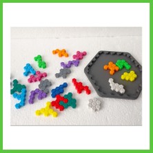 Bezos 3D Baskı Montessori Altıgen Puzzle - Eğitici Petek Zekâ ve Mantık Oyunu Vengners