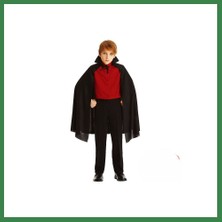 Bezos Siyah Yakalı Pelerin - Vampir Pelerin - Dracula Pelerin 90 cm BEZOS16