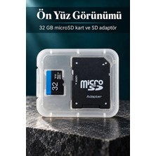 Bomii Şeffaf Kutulu 32 GB Microsd Kart ve Adaptör