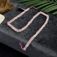 Moony Stone Küp Pembe Kuvars Doğal Taş Dizi (6mm)