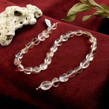 Moony Stone Tamburlu Kesim Kuvars Doğal Taş Dizi