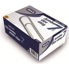 Mas Jumbo Tip Dev Ataş 7 Cm 112 Adet Kaliteli Nikel Kaplamalı Oksitlenmeye Dayanıklı