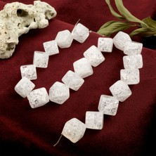 Moony Stone Küp Kesim Necef Doğal Taş Dizi (14MM)