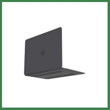 Bezos Macbook Pro 13 2020 Macbook Buzlu Kapak - Füme BEZOS16
