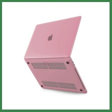 Bezos Macbook Pro 13 2021 Macbook Buzlu Kapak - Pembe BEZOS16