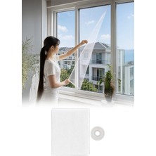Omilife Pencere Sinekliği Tülü 130X150 cm Kendinden Yapışkanlı Sineklik Perde