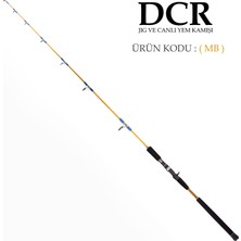 Dcr Hilal Tetikli Jıg ve Canlı Yem Kamışı 185 cm 100-300 Hardal