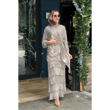 Moor Senfony Elbise 26S9030 Gri