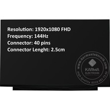 Retro Hp Victus 16-E0061NT 54S82EA Notebook Uyumlu LCD Ekran, Panel
