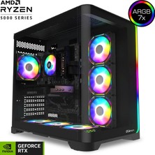 Quantum Gaming Stormforge Strike Ryzen 7 5700X 32GB Ddr4 1tb Nvme RTX5060 8gb Masaüstü Oyuncu Bilgisayarı