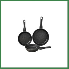 Bezos Redchef 20-24-28CM 3lu Dokum Tava Set BEZOS16