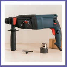 Nida 1500W 26MM Elektrikli Darbeli Matkap - Çantalı Nıda