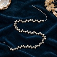 Moony Stone 6 mm Inci Yandan Delikli Dizi Boncuk