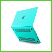 Bezos Macbook Pro 13 2021 Macbook Buzlu Kapak - Yeşil Vengners