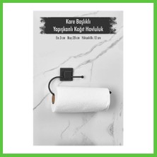 Bezos Yapışkanlı Kare Başlıklı Siyah Kağıt Havluluk Vengners
