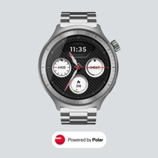 Motorola Moto Watch Akıllı Saat , Gümüş + Zeytin Yeşili Kordon