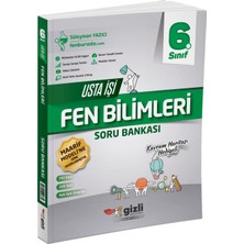 Gizli Yayınları 6.Sınıf Fen Bilimleri Usta İşi Soru Bankası + Kavram Harita