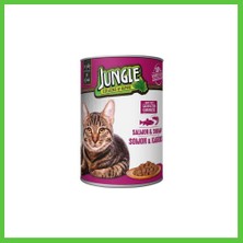 Jungle Kedi Konserve Somonlu & Karidesli 400GR 1 Adet Vengners