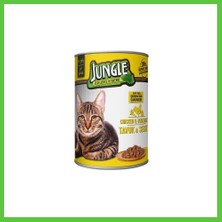 Jungle Kedi Konserve Tavuklu & Sebzeli 400GR 1 Adet Vengners