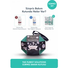 The Purest Solutions  Sürpriz Bakım Kutusu – 2x60ml Şampuan + 3x10ml Vücut Peeling & Losyon Hediye + Sürpriz Saç Aksesuarı