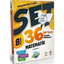 Ünlüler Karması 8. Sınıf SET Matematik 36 Hafta Kazanım Denemeler