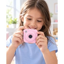 Milas Toptan Pembe Mini Dijital Fotoğraf Makinesi 2,01 Inç Ekran Ile Seyahat Için