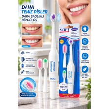 Milas Toptan Ergonomik Masajlı Diş Fırçası Pil Ile Çalışan