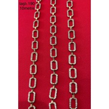 Karaaslan Gold Taşlı Şerit 1 Metre
