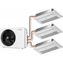 Bosch Multi Tek Yön Kaset Tipi Klima 36000 Btu Dış 9+9+24 Btu Iç Ünite 1+3 Sistem