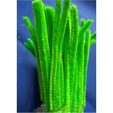 Karaaslan Fıstık Yeşil Şönil 30 cm 100 Adet🐵🌸🐍 Chenille Stem