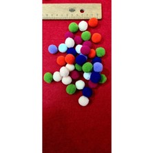 Karaaslan 200 Adet 2cm Mix Ponpon