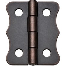 Milas Toptan Dekoratif Antik Bakır Papatya Menteşe 100'LÜ Set 36X24 mm