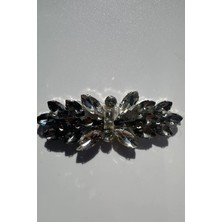 Karaaslan Kristal Taşlı Siyah Beyaz Motif Yapıştırma