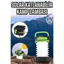 Milas Toptan Katlanabilir Güneş Enerjili LED Lamba USB Şarjlı