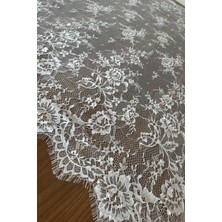 Karaaslan Beyaz Sakallı Dantel Kirpikli Model 150 cm ( 3 mt )